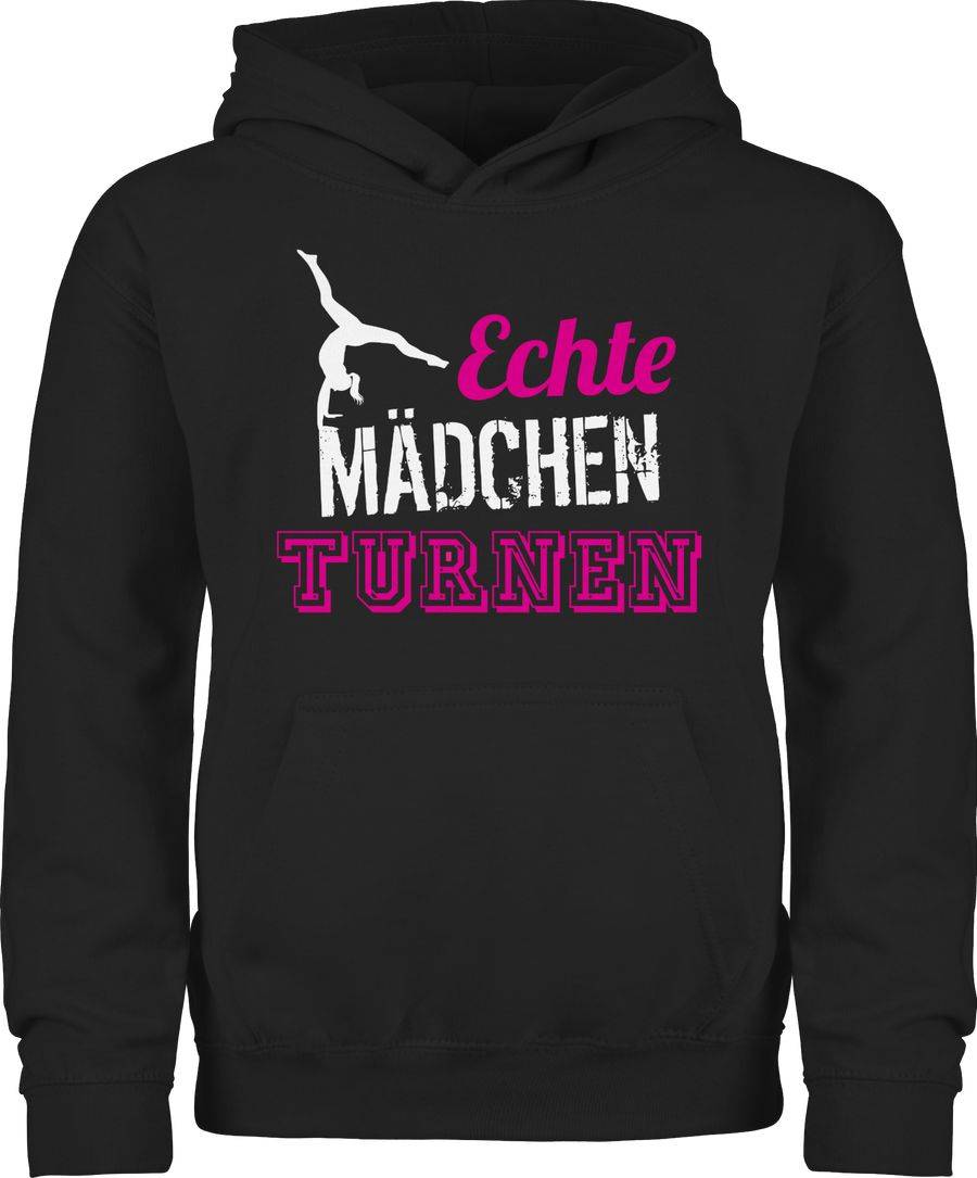 Shirtracer Echte Mädchen turnen: T-Shirt Rucksack Shirtracer