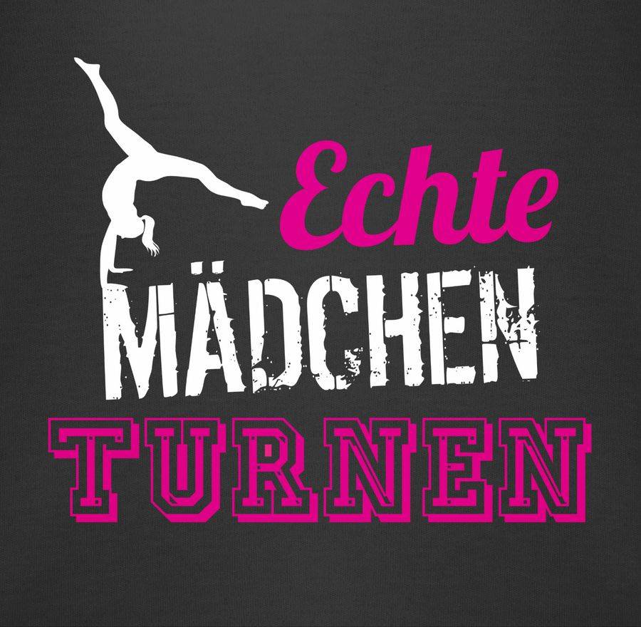 Shirtracer Echte Mädchen Turnen: T-Shirt Rucksack Shirtracer