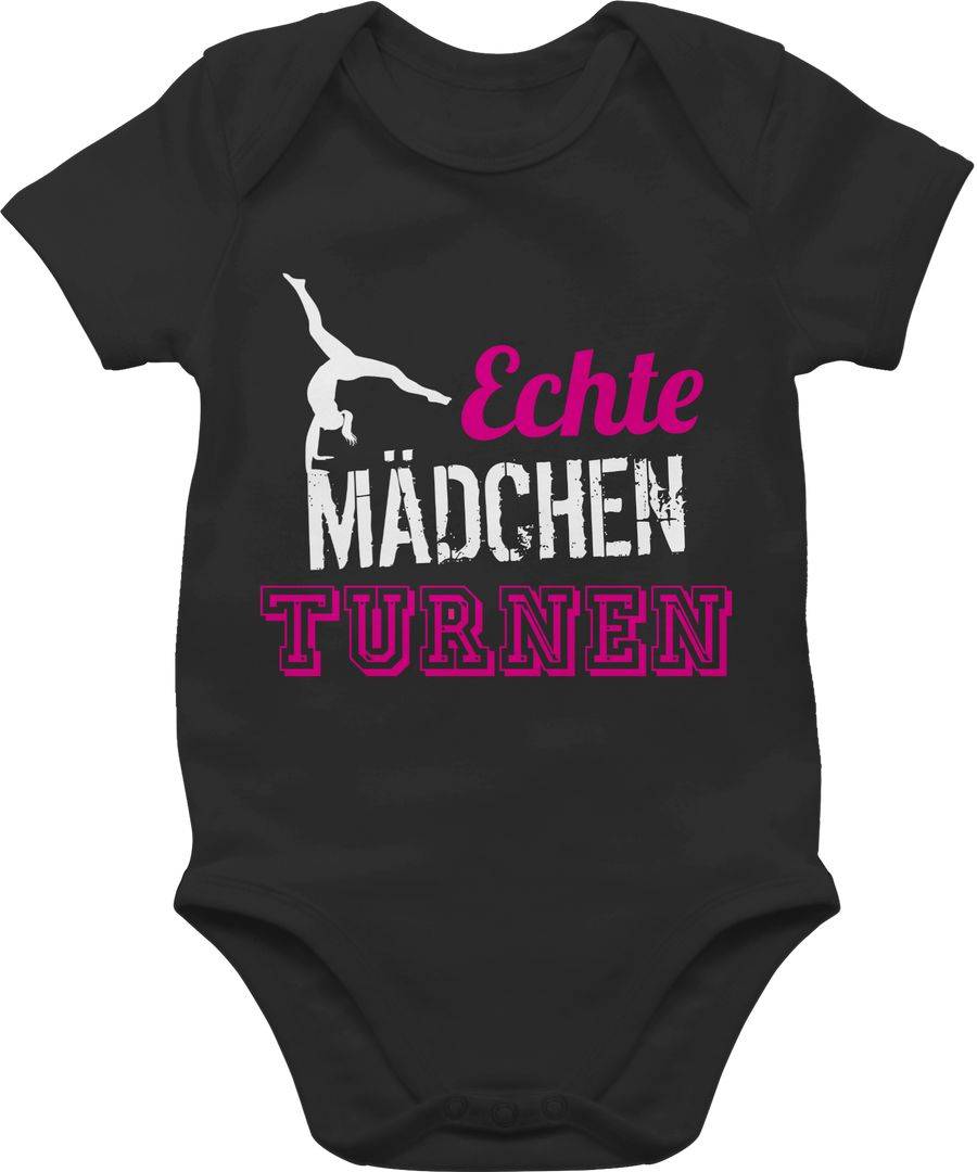 Shirtracer Echte Mädchen turnen: T-Shirt Rucksack Shirtracer