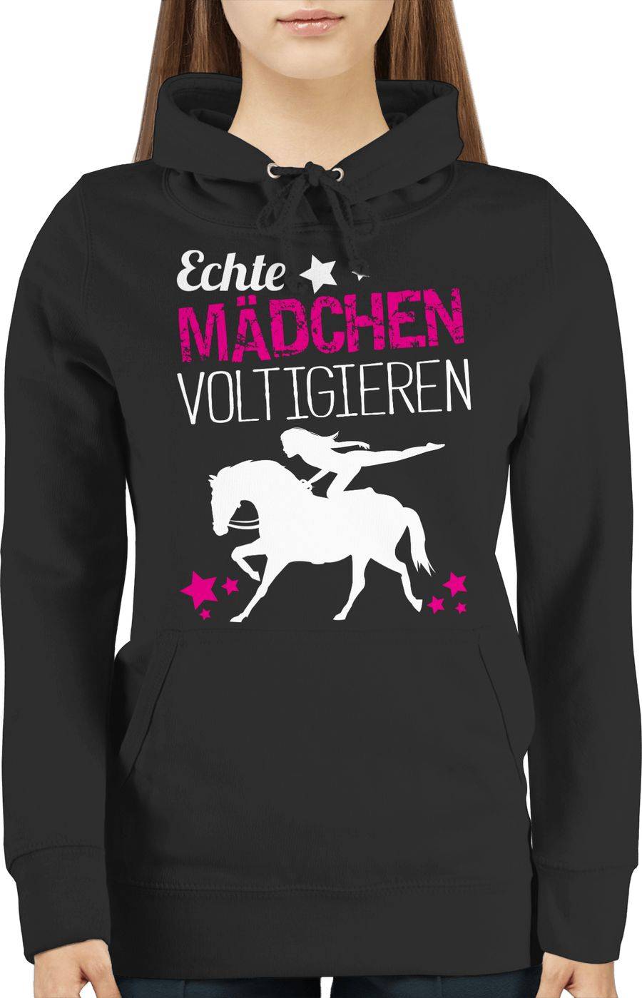 Shirtracer Echte Mädchen Voltigieren: Tshirt Gym Bag Shirtracer