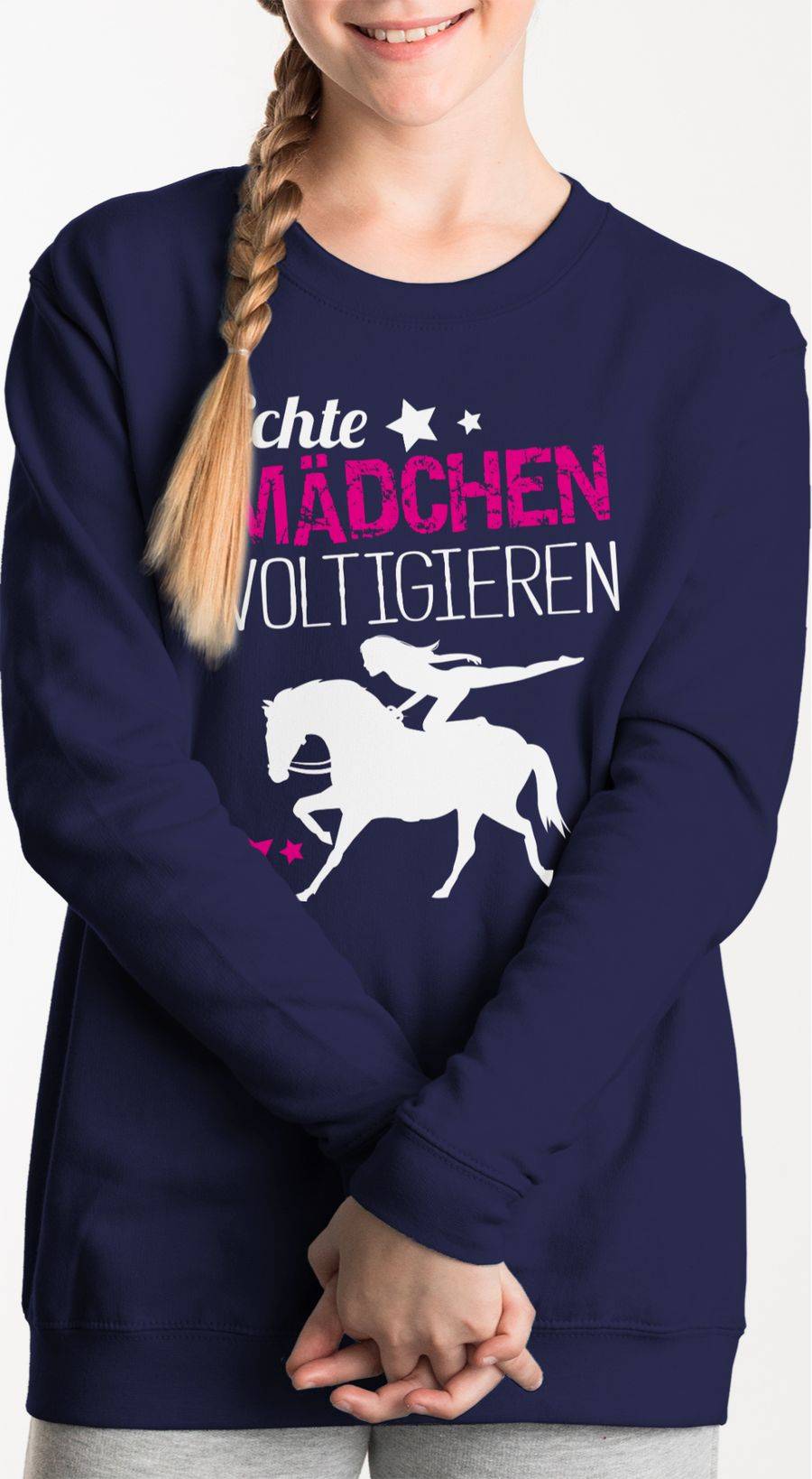 Shirtracer Echte Mädchen Voltigieren: Tshirt Gym Bag Shirtracer