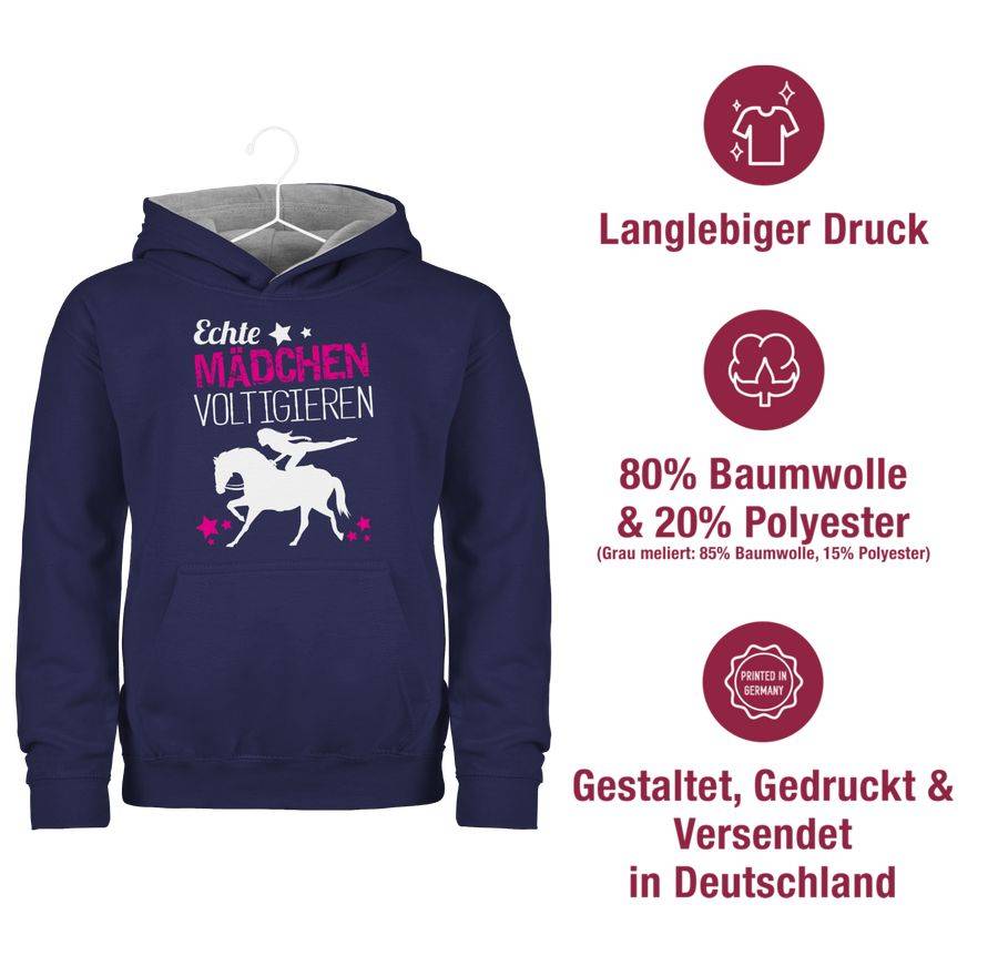 Shirtracer Echte Mädchen Voltigieren: Tshirt Gym Bag Shirtracer