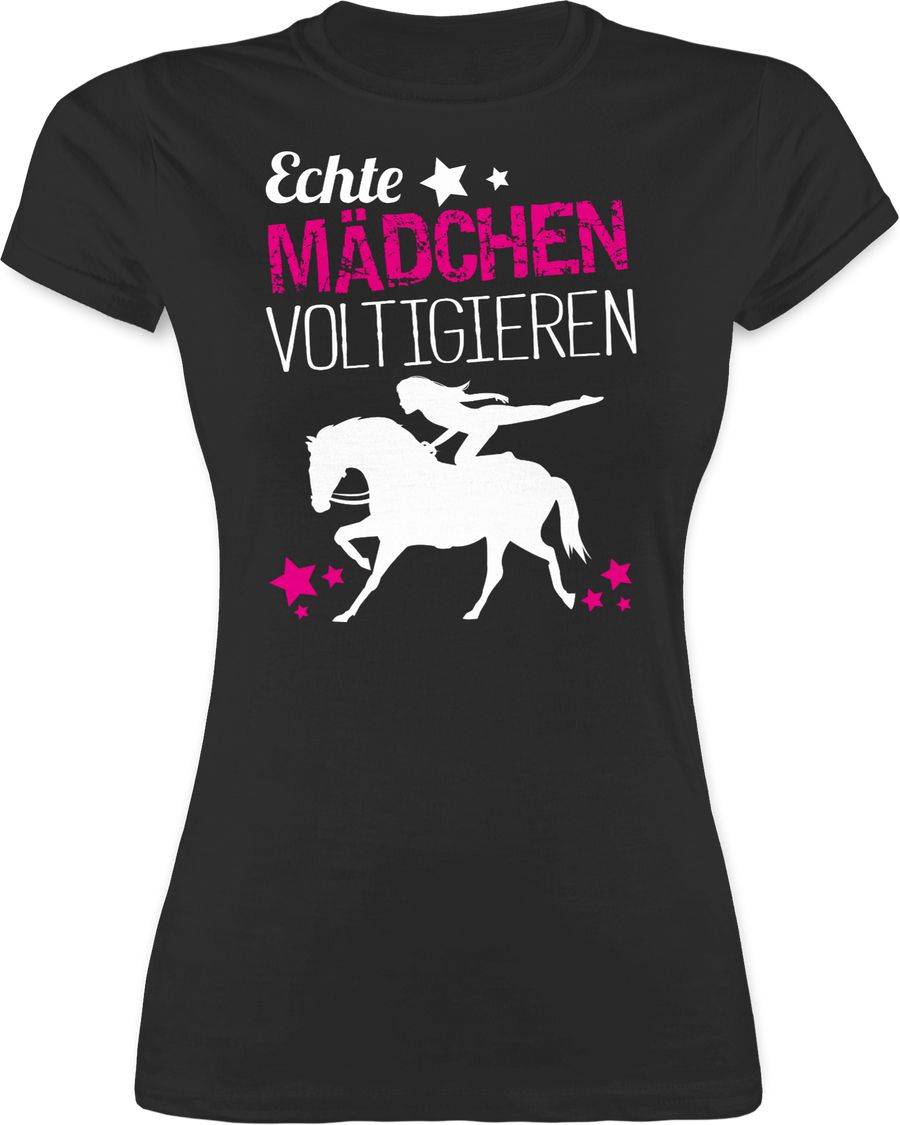 Shirtracer Echte Mädchen voltigieren: Tshirt Gym Bag Shirtracer