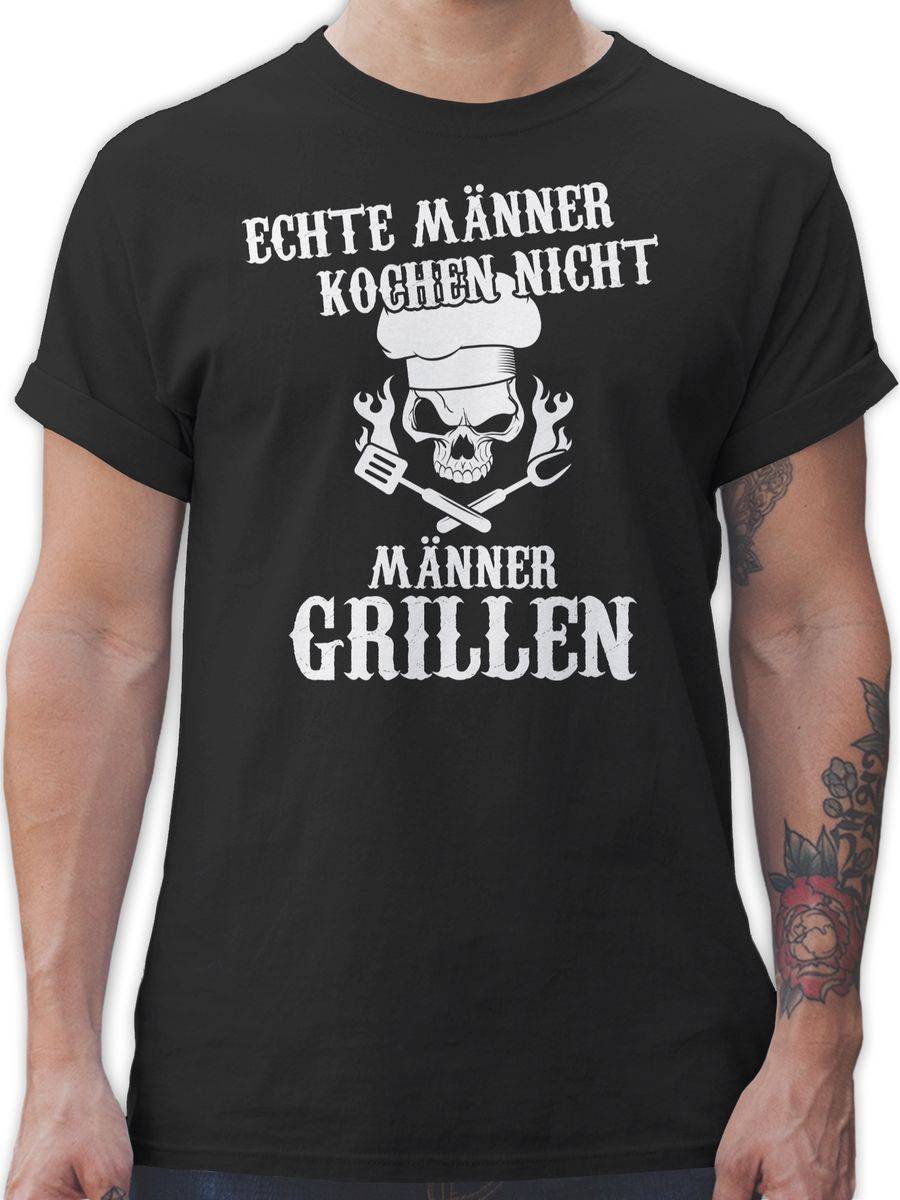Shirtracer Echte Männer kochen nicht Männer grillen Shirts & Mehr Shirtracer