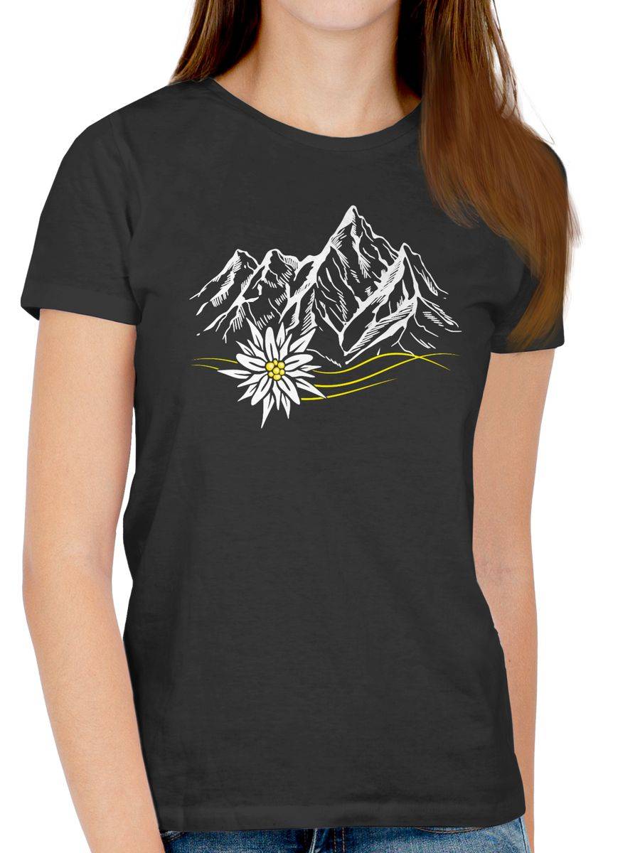 Shirtracer Edelweiß Berge Wandern Wanderlust Berg Ruft Alpen: T-Shirt Gym Bag Shirtracer