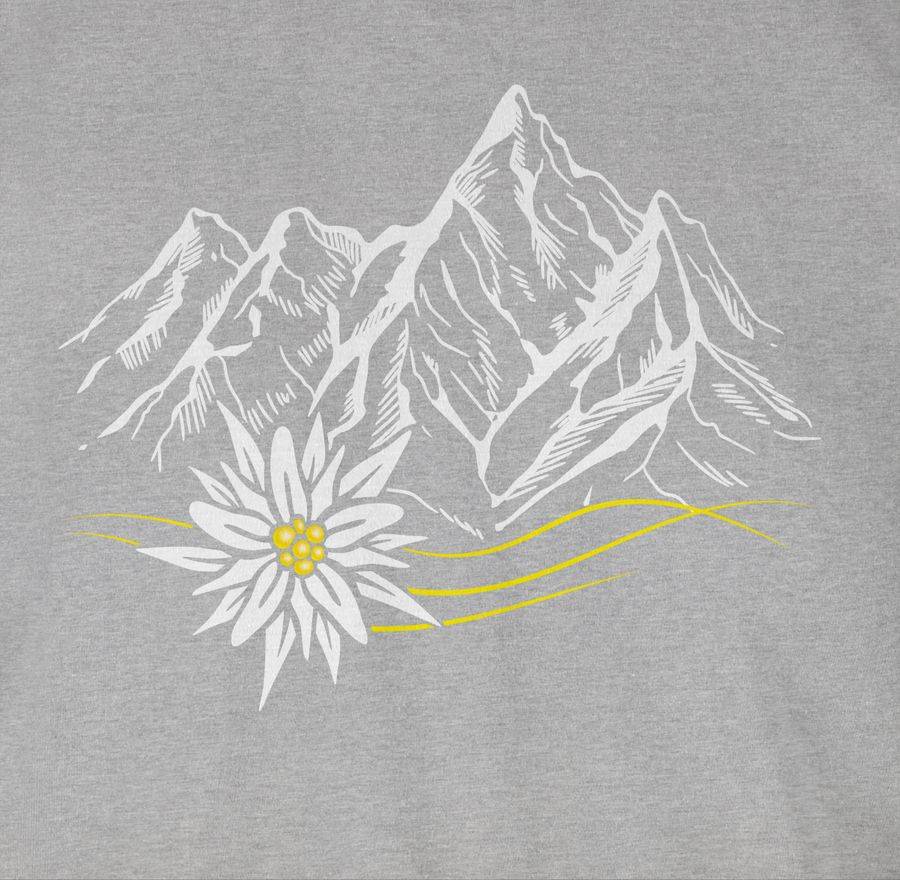 Shirtracer Edelweiß Berge Wandern Wanderlust Berg Ruft Alpen: T-Shirt Gym Bag Shirtracer