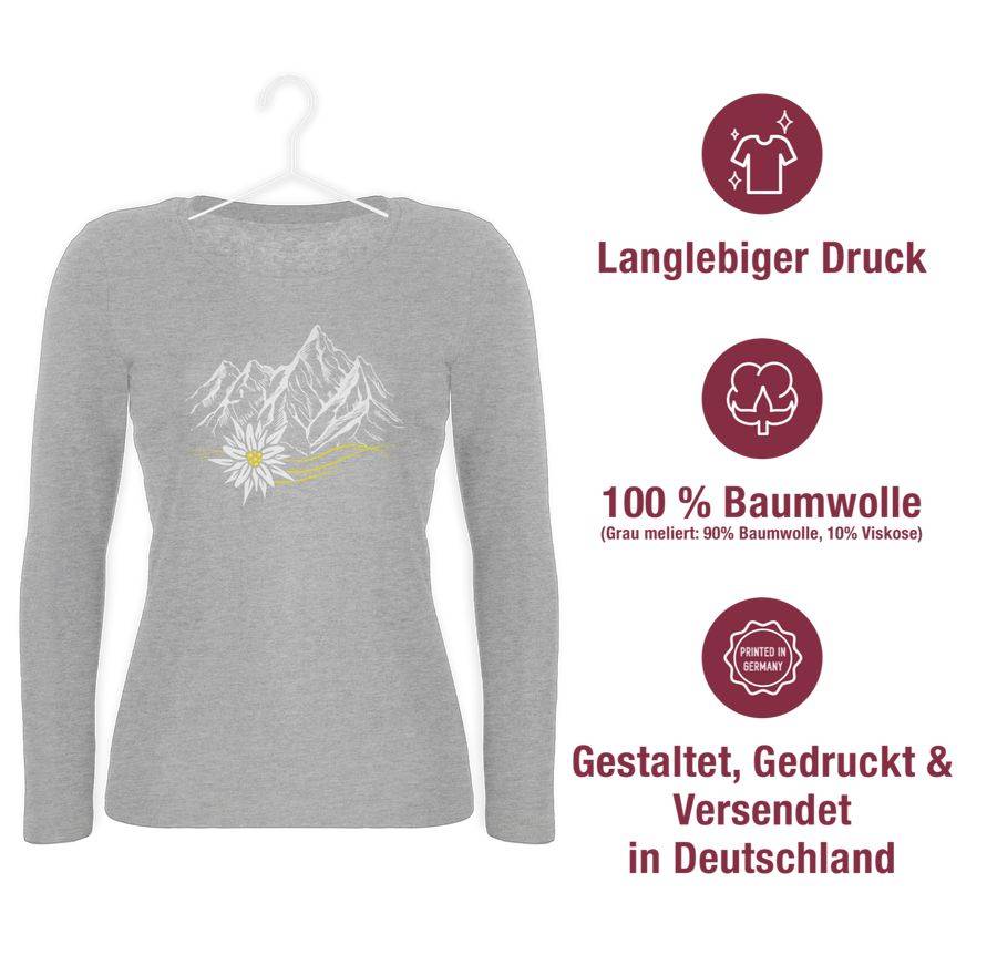 Shirtracer Edelweiß Berge Wandern Wanderlust Berg Ruft Alpen: T-Shirt Gym Bag Shirtracer