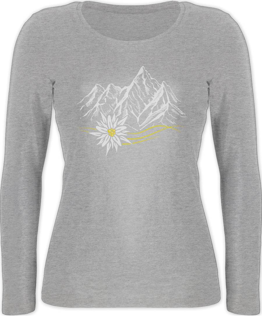 Shirtracer Edelweiß Berge Wandern Wanderlust Berg ruft Alpen: T-Shirt Gym Bag Shirtracer