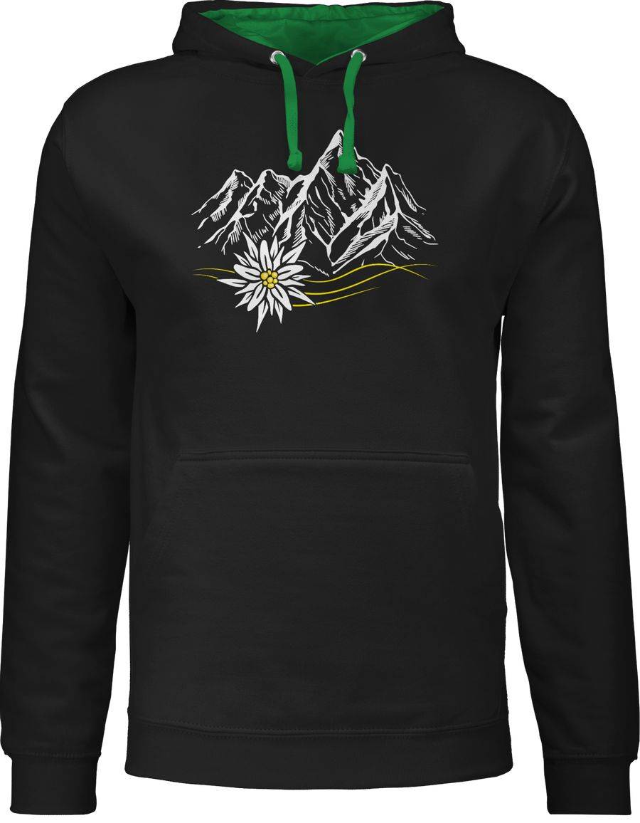 Shirtracer Edelweiß Berge Wandern Wanderlust Berg ruft Alpen: T-Shirt Gym Bag Shirtracer