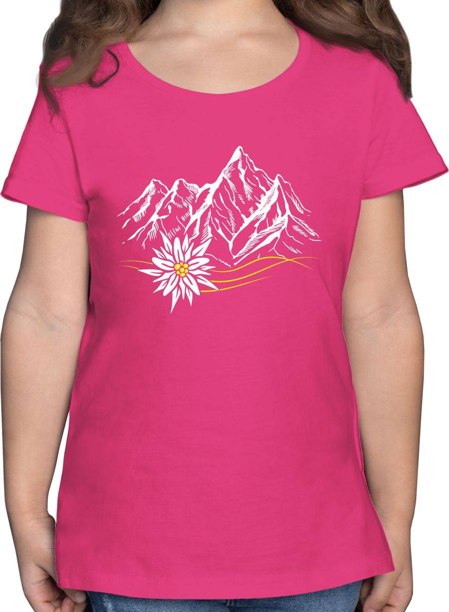 Shirtracer Edelweiß Berge Wandern Wanderlust Berg ruft Alpen: T-Shirt Gym Bag Shirtracer