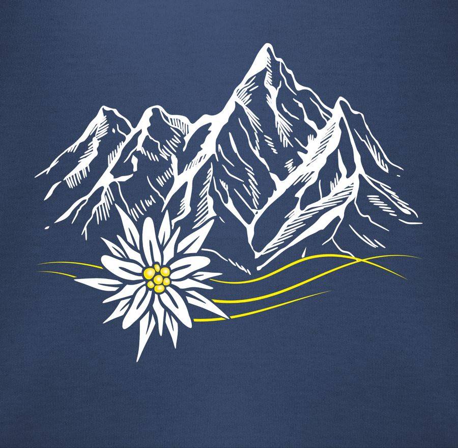 Shirtracer Edelweiß Berge Wandern Wanderlust Berg Ruft Alpen: T-Shirt Gym Bag Shirtracer