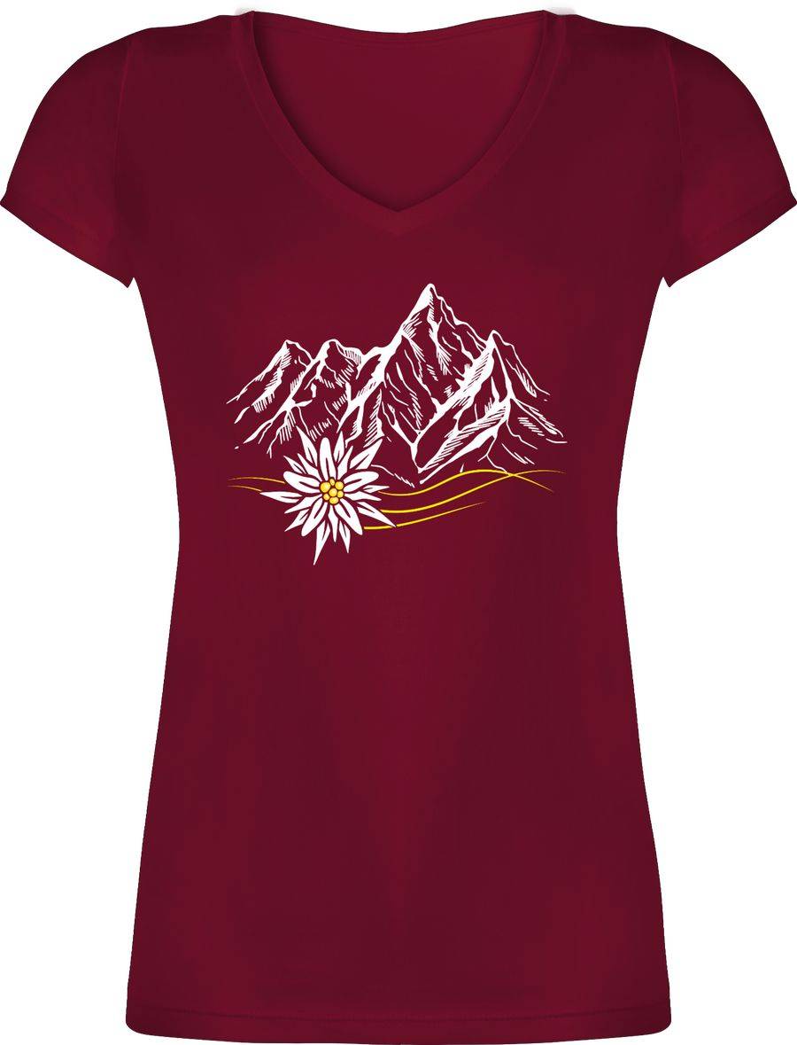 Shirtracer Edelweiß Berge Wandern Wanderlust Berg ruft Alpen: T-Shirt Gym Bag Shirtracer