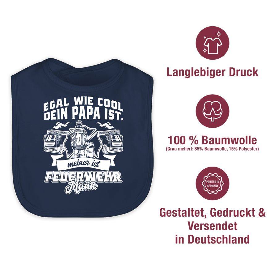 Shirtracer Egal Wie Cool Dein Papa Ist Meiner Ist Feuerwehr Mann Shirts & Mehr Shirtracer