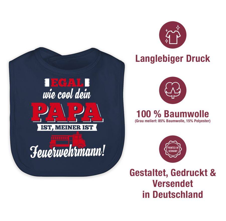 Shirtracer Egal Wie Cool Dein Papa Meiner Ist Feuerwehrmann Shirts & Mehr Shirtracer