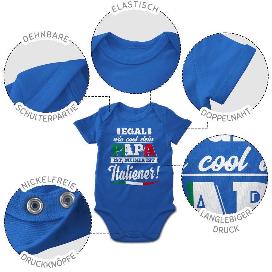 Shirtracer Egal Wie Cool Dein Papa Meiner Ist Italiener: Tshirt Rucksack Shirtracer