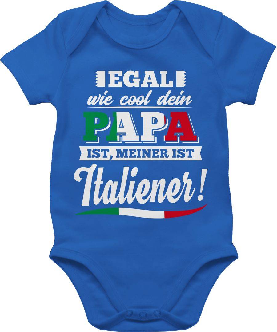 Shirtracer Egal wie Cool dein Papa meiner ist Italiener: Tshirt Rucksack Shirtracer