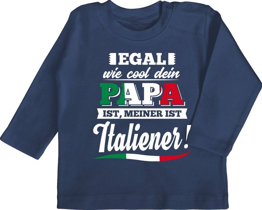 Shirtracer Egal wie Cool dein Papa meiner ist Italiener: Tshirt Rucksack Shirtracer