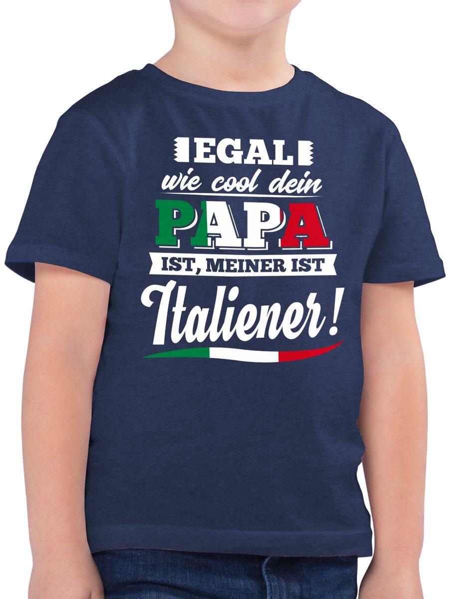 Shirtracer Egal wie Cool dein Papa meiner ist Italiener: Tshirt Rucksack Shirtracer