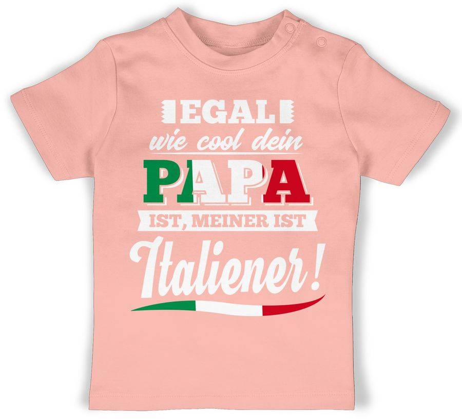 Shirtracer Egal wie Cool dein Papa meiner ist Italiener: Tshirt Rucksack Shirtracer