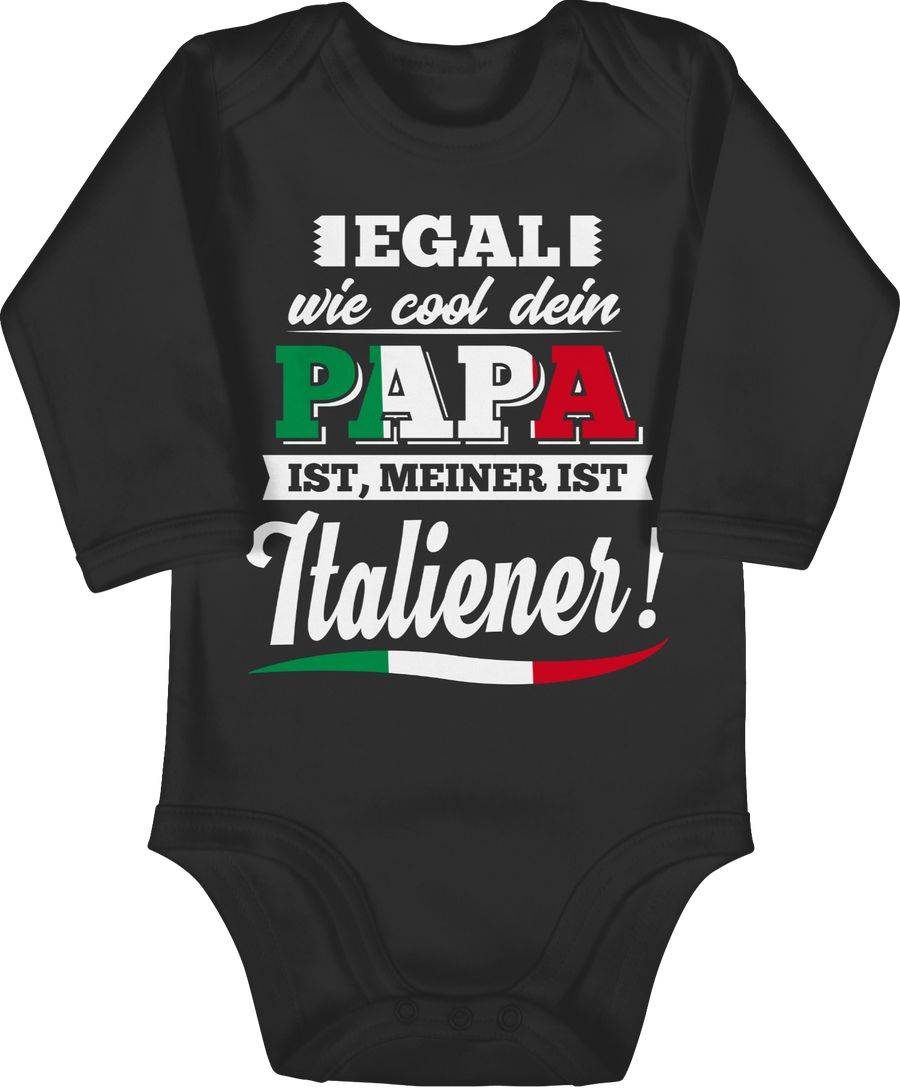 Shirtracer Egal wie Cool dein Papa meiner ist Italiener: Tshirt Rucksack Shirtracer