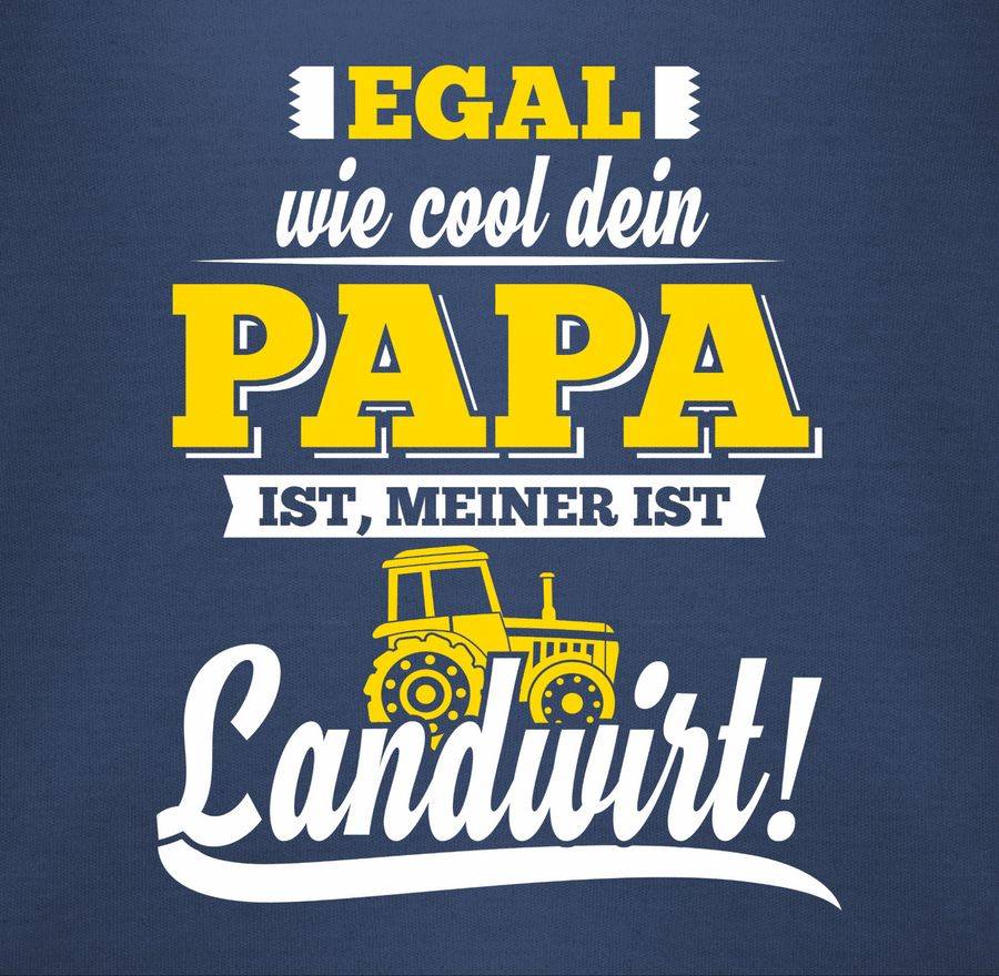 Shirtracer Egal Wie Cool Dein Papa Meiner Ist Landwirt: T-Shirt Rucksack Shirtracer