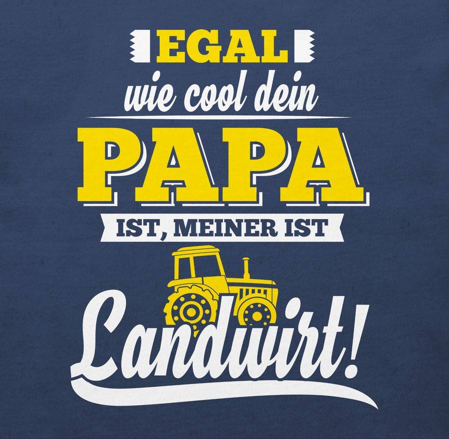Shirtracer Egal Wie Cool Dein Papa Meiner Ist Landwirt: T-Shirt Rucksack Shirtracer