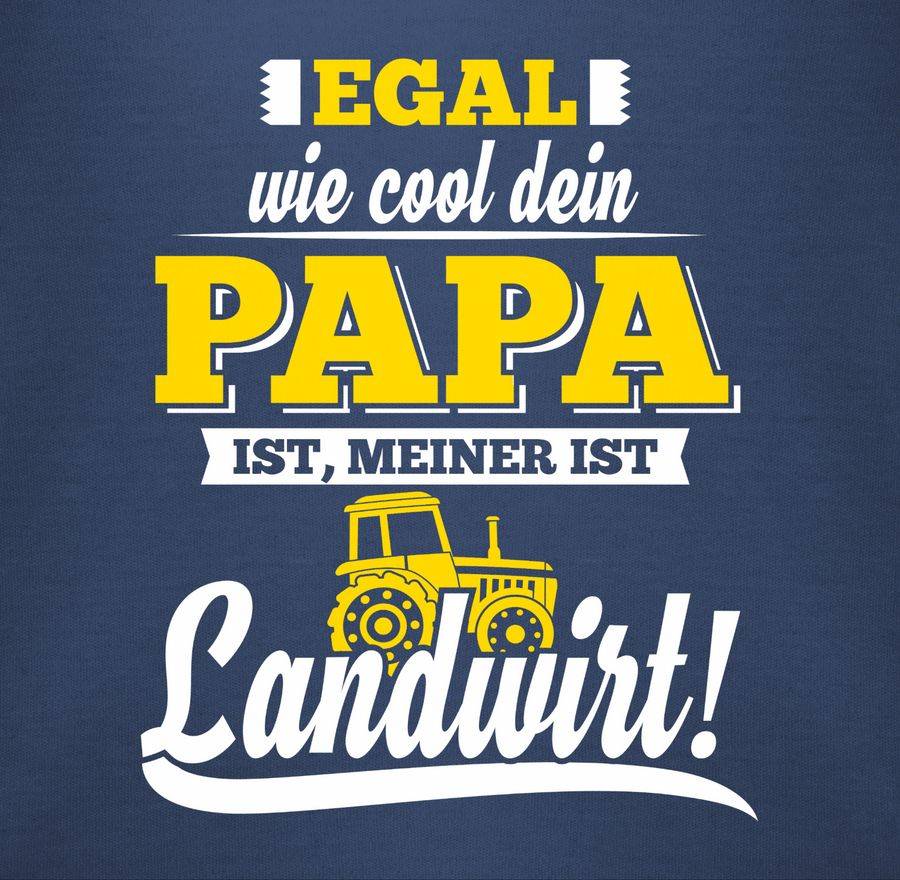 Shirtracer Egal Wie Cool Dein Papa Meiner Ist Landwirt: T-Shirt Rucksack Shirtracer