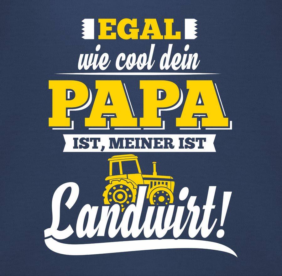 Shirtracer Egal Wie Cool Dein Papa Meiner Ist Landwirt: T-Shirt Rucksack Shirtracer