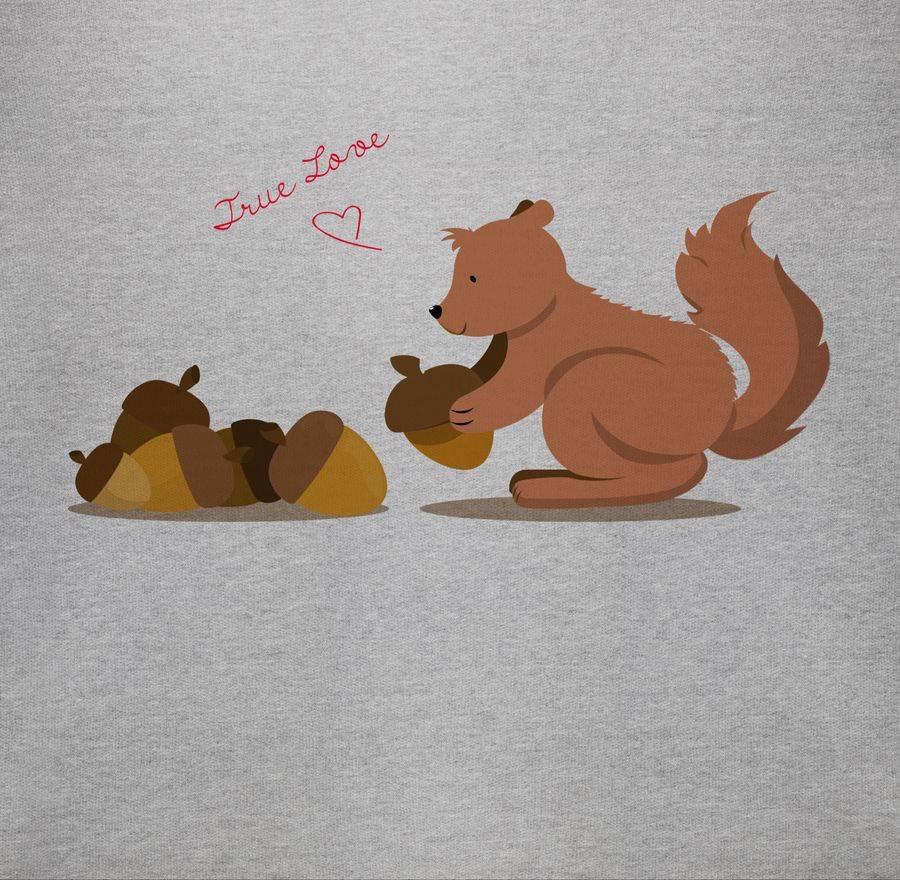 Shirtracer Eichhörnchen True Love: T-Shirt Gym Bag Shirtracer