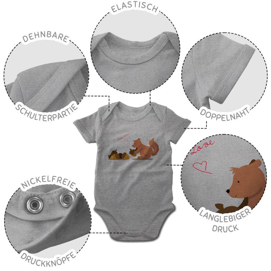 Shirtracer Eichhörnchen True Love: T-Shirt Gym Bag Shirtracer
