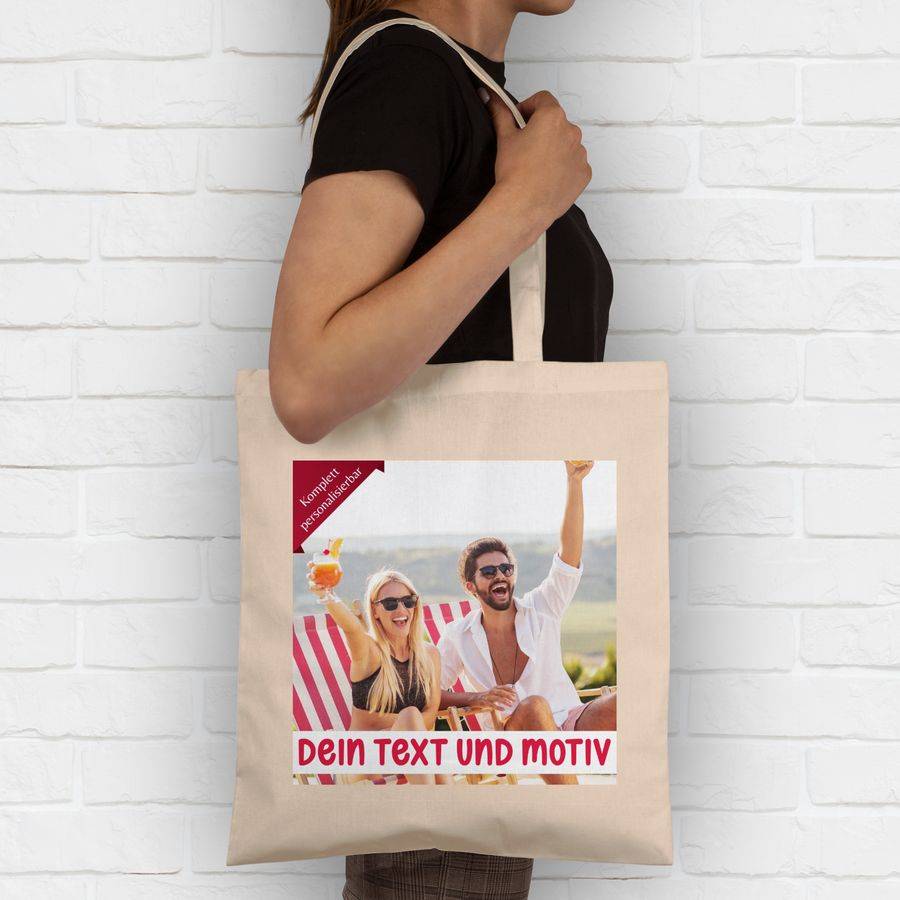 Shirtracer Eigenem Foto Geschenk: Tshirt Turnbeutel Shirtracer