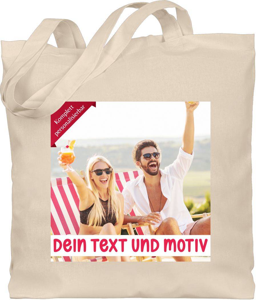 Shirtracer Eigenem Foto Geschenk: Tshirt Turnbeutel Shirtracer