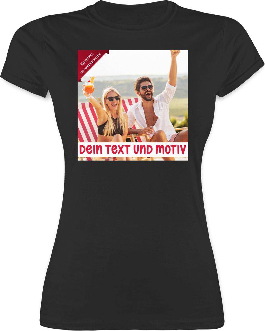 Shirtracer Eigenem Foto Geschenk: Tshirt Turnbeutel Shirtracer