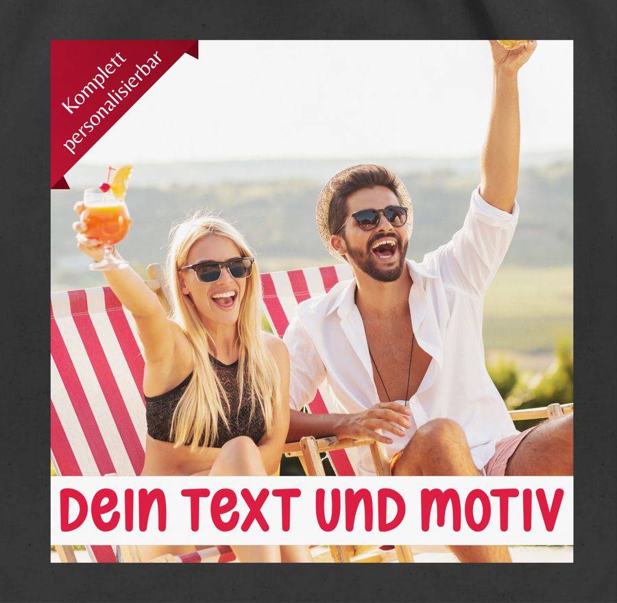 Shirtracer Eigenem Foto Geschenk: Tshirt Turnbeutel Shirtracer