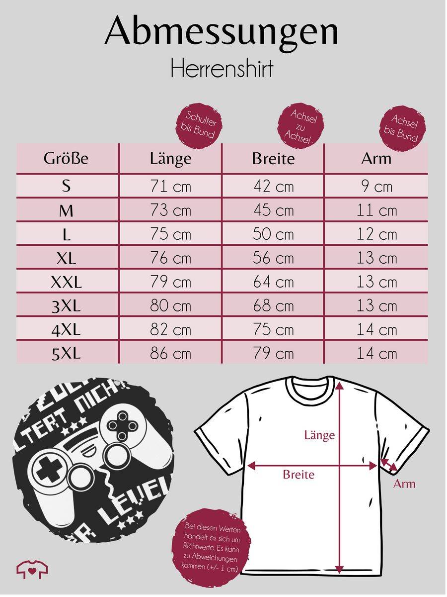 Shirtracer Ein Zocker Altert Nicht - Er Levelt Weiß: T-Shirt Rucksack Shirtracer