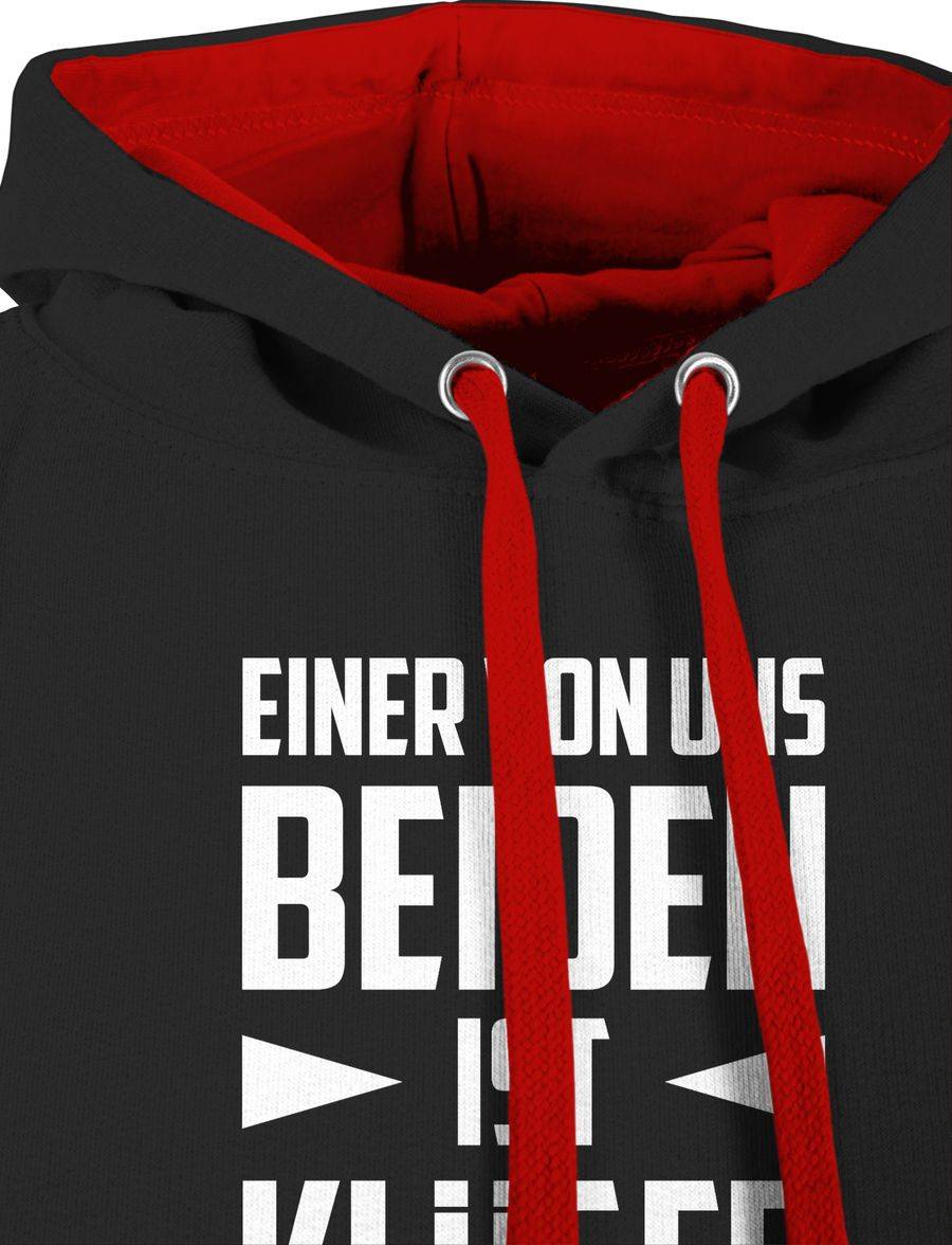 Shirtracer Einer Von Uns Beiden Ist Klüger Als Du - Weiß: T-Shirt Gym Bag Shirtracer