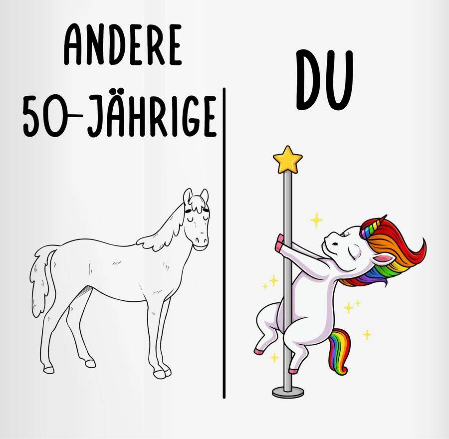 Shirtracer Einhorn Andere Du Zum 50 Geburtstag Geschenk Lustig Shirts & Mehr Shirtracer