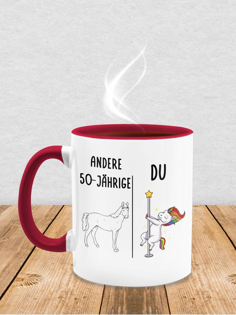 Shirtracer Einhorn Andere Du Zum 50 Geburtstag Geschenk Lustig Shirts & Mehr Shirtracer