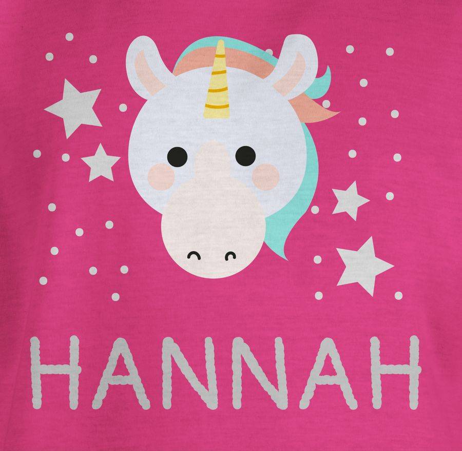 Shirtracer Einhorn Bild Und Dein Name: Tshirt Turnbeutel Shirtracer