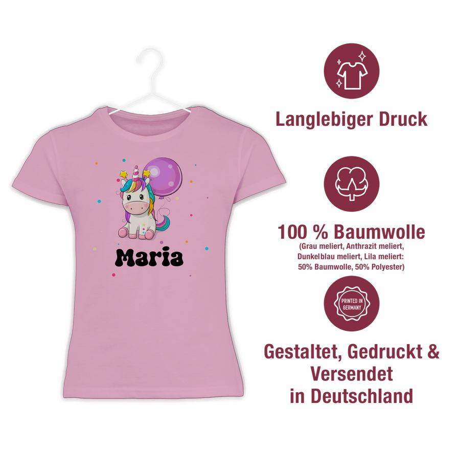 Shirtracer Einhorn Einhörner Unicorn Geburtstag Shirts & Mehr Shirtracer