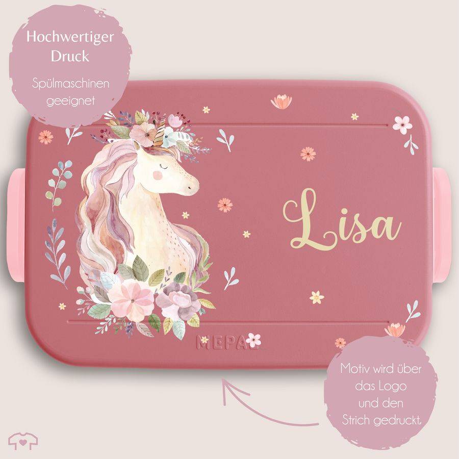 Shirtracer Einhorn Geschenk Mädchen Schule Kindergarten Mit Name Shirts & Mehr Shirtracer