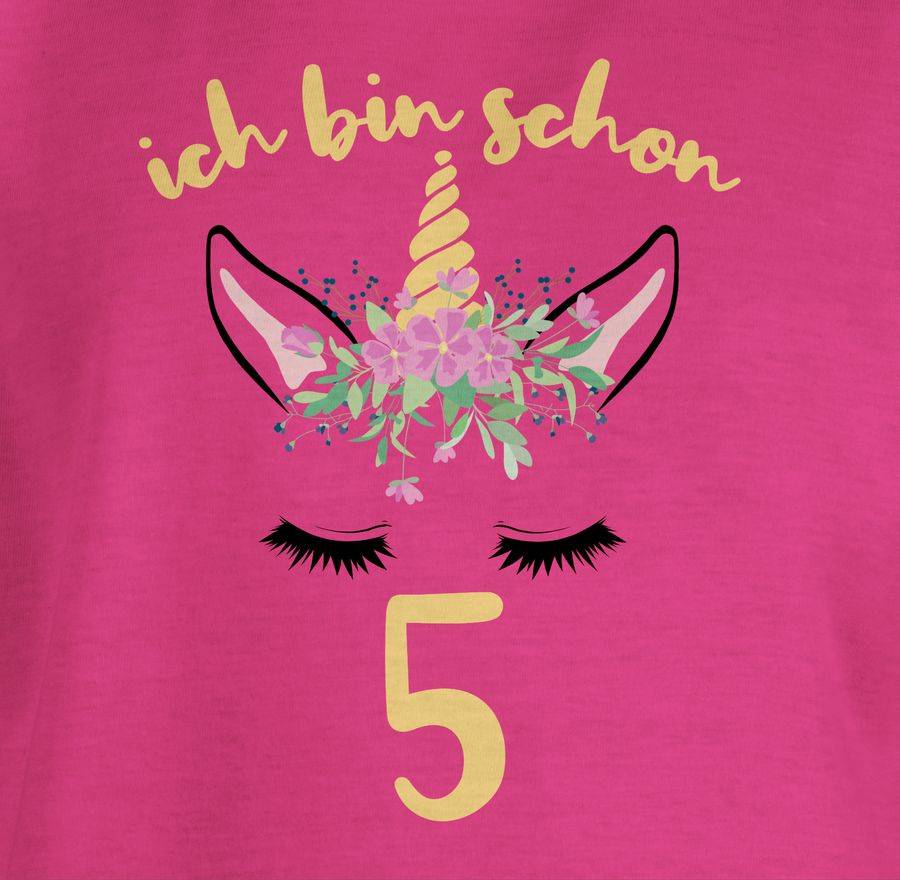 Shirtracer Einhorn - Ich Bin Schon Fünf Shirts & Mehr Shirtracer