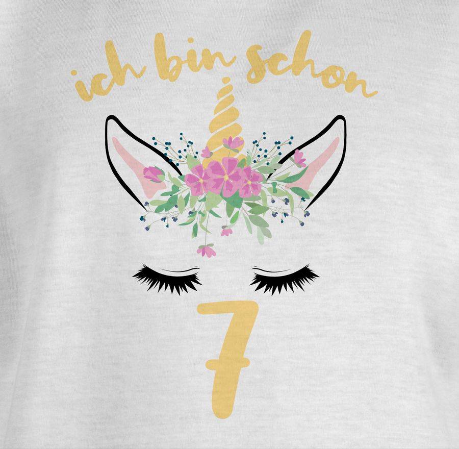 Shirtracer Einhorn - Ich Bin Schon Sieben Shirts & Mehr Shirtracer