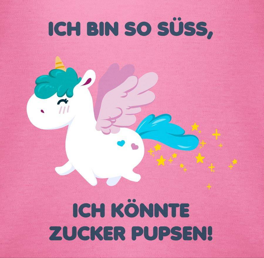 Shirtracer Einhorn - Ich Bin So Süß, Ich Könnte Zucker Pupsen!: T-Shirt Gym Bag Shirtracer