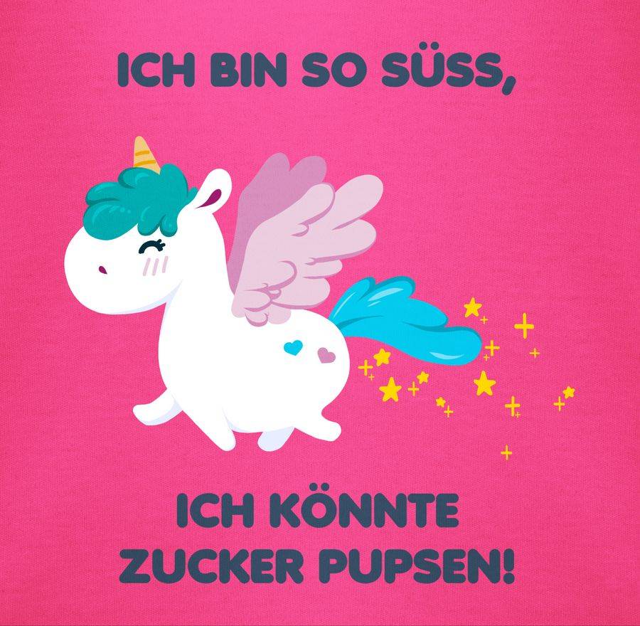 Shirtracer Einhorn - Ich Bin So Süß, Ich Könnte Zucker Pupsen!: T-Shirt Gym Bag Shirtracer