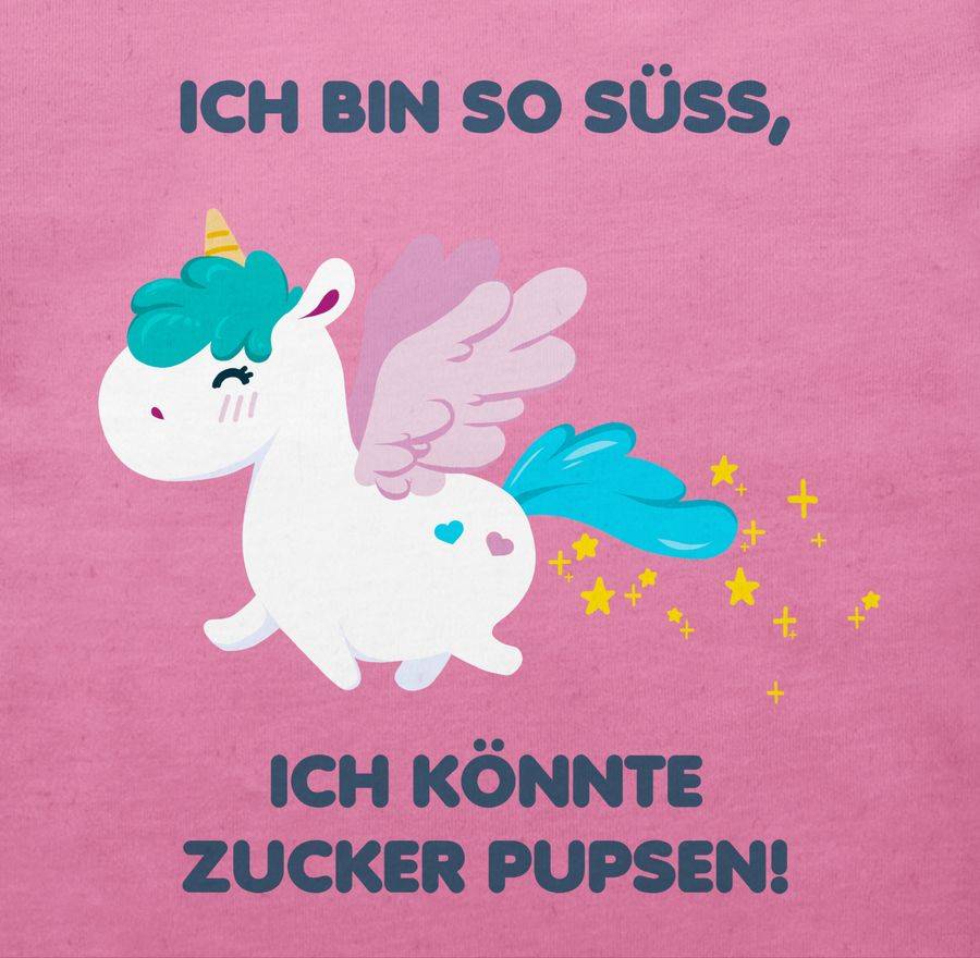 Shirtracer Einhorn - Ich Bin So Süß, Ich Könnte Zucker Pupsen!: T-Shirt Gym Bag Shirtracer