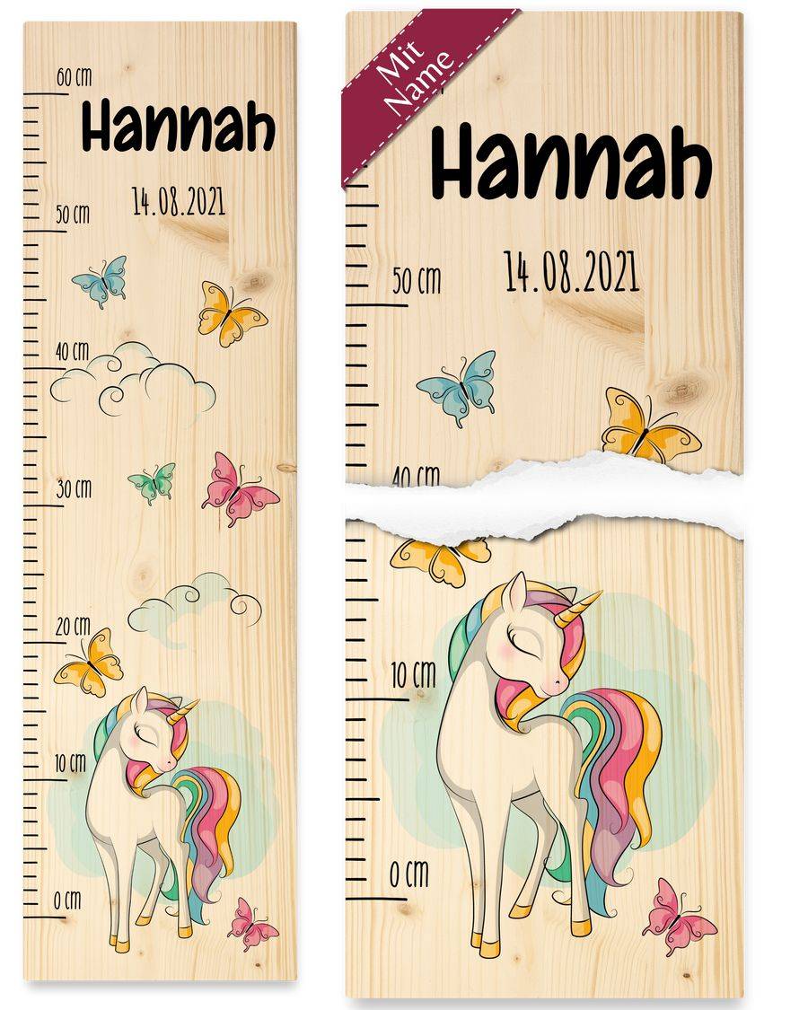 Shirtracer Einhorn Kindermesslatte Unicorn Einhornmotiv Shirts & Mehr Shirtracer