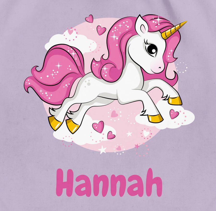 Shirtracer Einhorn Name - Unicorn Einhörner: T-Shirt Gym Bag Shirtracer