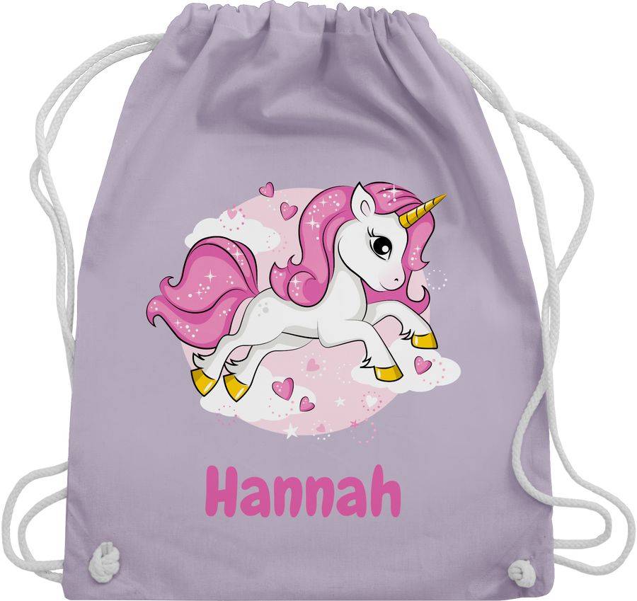 Shirtracer Einhorn Name - Unicorn Einhörner: T-Shirt Gym Bag Shirtracer