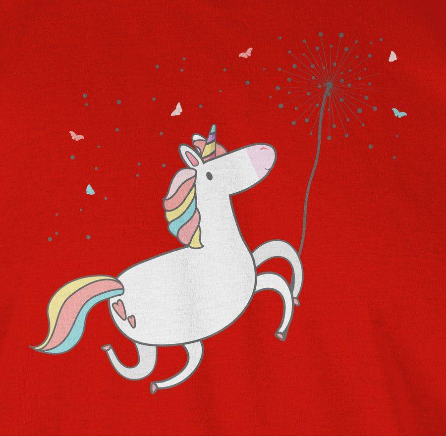Shirtracer Einhorn Pusteblume - Unicorn Pusteblume Geschenk Einhornliebhaber Einhorn Gesche Shirtracer